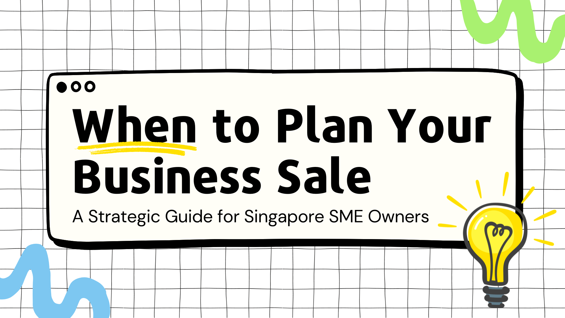 When to Plan Your Business Sale